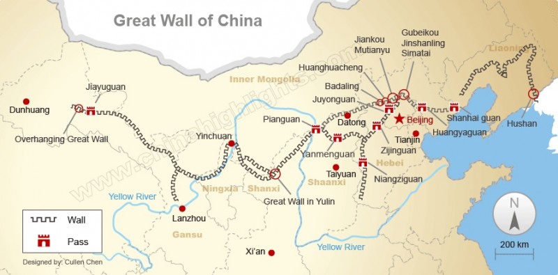 Great Wall map completo