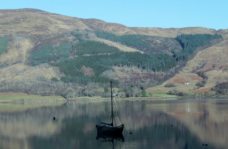 Paisagens das Highlands, na Escócia